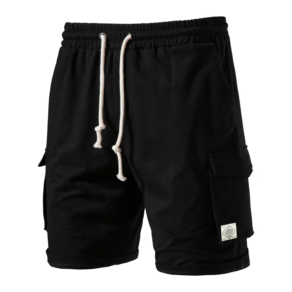 Men's Pocket Shorts 100% Cotton Casual Sports Shorts