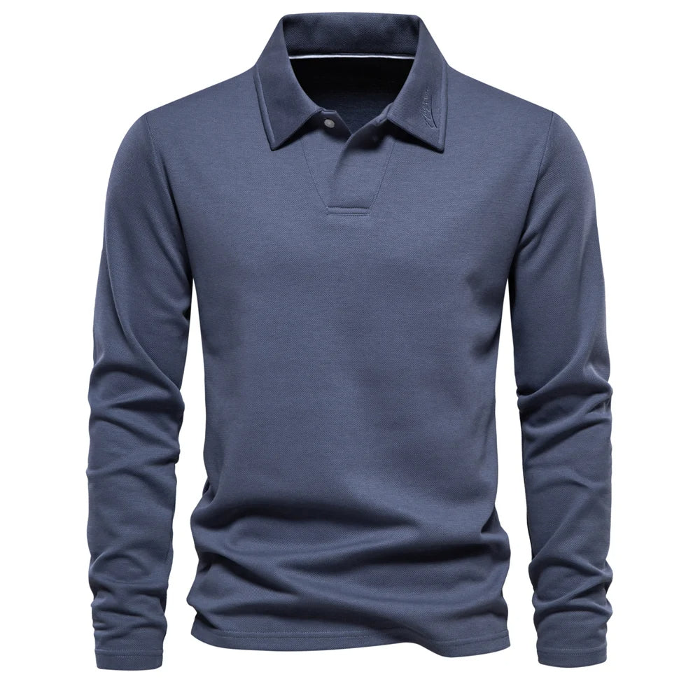 Polo Shirt for Men Fashion Neck Turn Down Collar Mens Casual