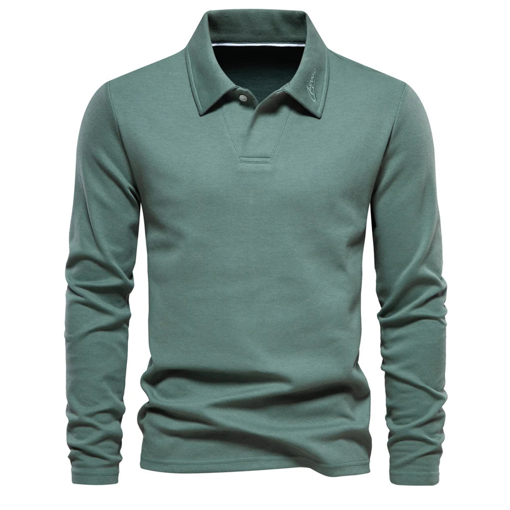 Polo Shirt for Men Fashion Neck Turn Down Collar Mens Casual