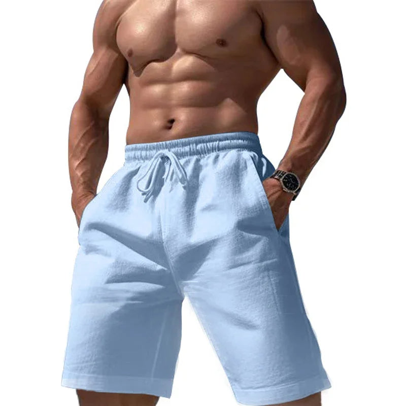 Men's Beach Shorts Casual Loose Knee