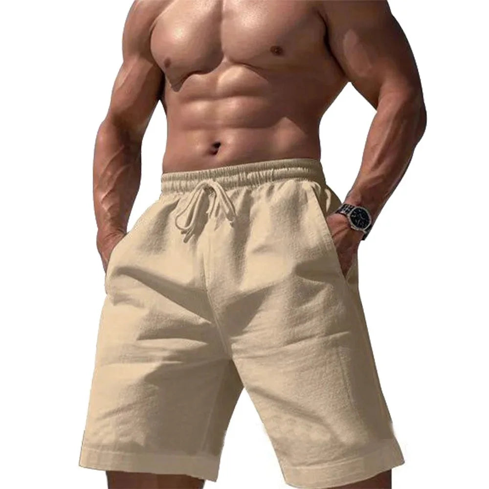 Men's Beach Shorts Casual Loose Knee