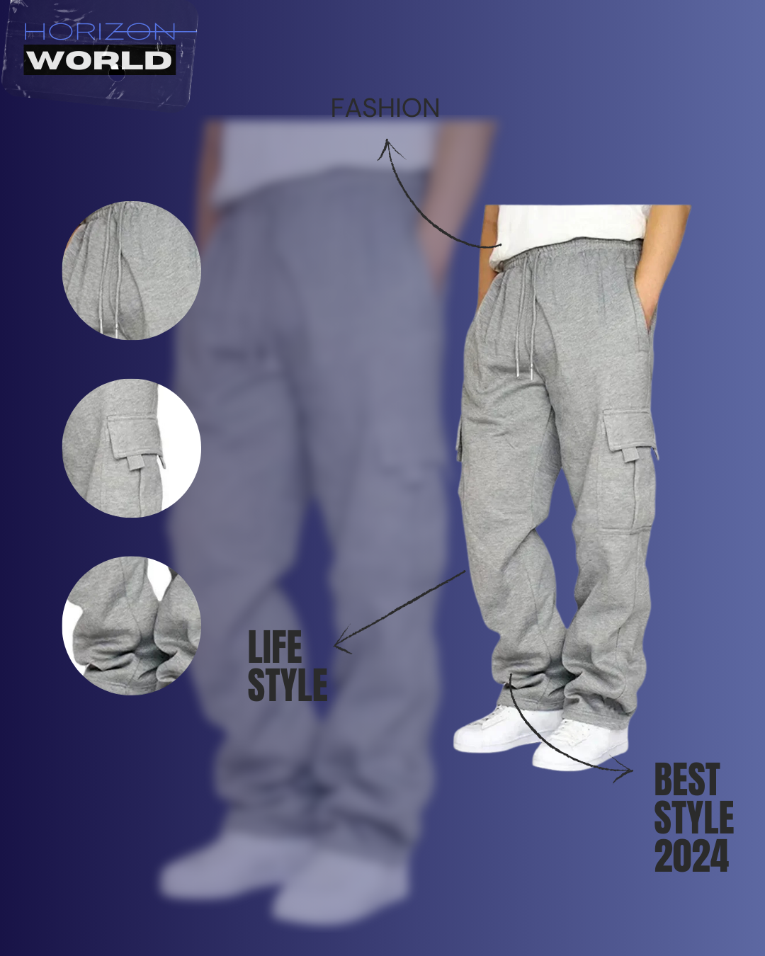 Spring and Autumn Men's Casual Sports Pants